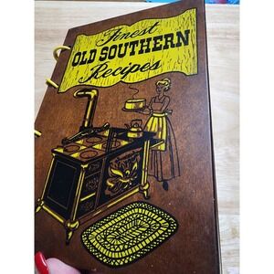 The Southern‎ Cookbook of fine Old Recipes Wood Book